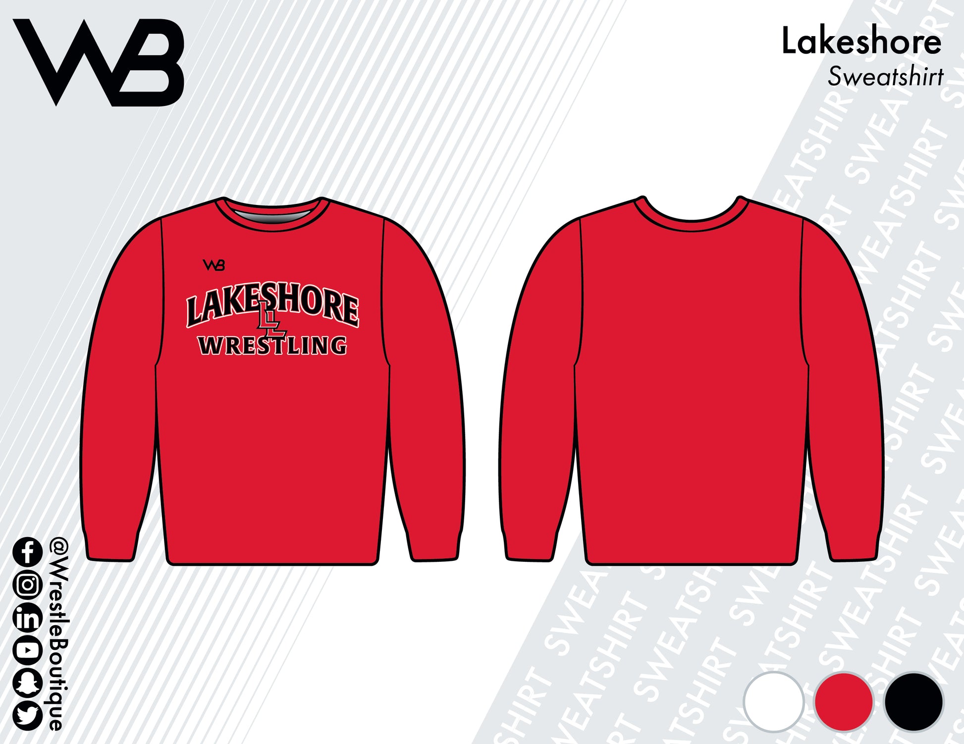 Lakeshore Crewneck - Wrestle Boutique